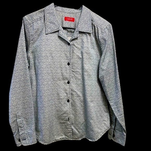 Esprit vintage button-down blouse, professional wear may be a med to large - Picture 1 of 5